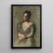 Madame William Shaw Ward - Thomas Eakins — gerahmtes Bild an der Wand