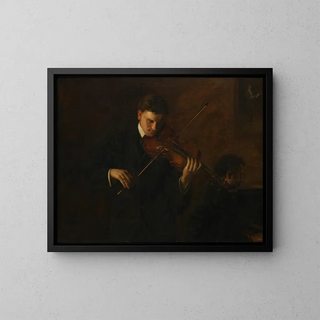 Musik - Thomas Eakins — gerahmtes Bild an der Wand