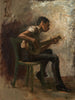 Studie für Die Ballettstunde Der Banjo-Spieler - Thomas Eakins — Ansicht des Kunstwerks