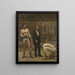 Prendre le compte - Thomas Eakins — gerahmtes Bild an der Wand