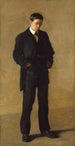 Der Denker Porträt von Louis N Kenton - Thomas Eakins — Ansicht des Kunstwerks