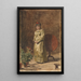 Junge Frau beim Meditieren - Thomas Eakins — gerahmtes Bild an der Wand
