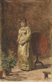 Junge Frau beim Meditieren - Thomas Eakins — Ansicht des Kunstwerks