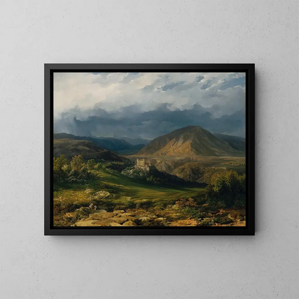 Château de Cles dans la vallée de Non en Tyrol du Sud - Thomas Ender — gerahmtes Bild an der Wand