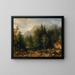 Landschaftsbild im Hochgebirge - Thomas Ender — gerahmtes Bild an der Wand
