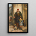 Ein armer Bettler Bodie - Thomas Faed — gerahmtes Bild an der Wand