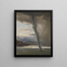 Eine Meeressturm in der Bucht von Neapel - Thomas Fearnley — gerahmtes Bild an der Wand