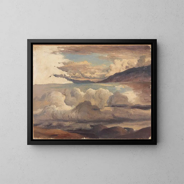 Wolken über dem Fjord - Thomas Fearnley — gerahmtes Bild an der Wand