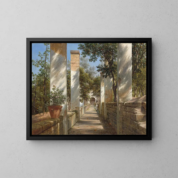 Pergola aux oranges - Thomas Fearnley — gerahmtes Bild an der Wand