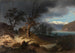 Landschaft bei Gewitter mit einem Reiter - Thomas Fearnley — Ansicht des Kunstwerks