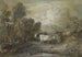 Ein Hirte mit drei Kühen in der Nähe eines Sees in der Höhe - Thomas Gainsborough — Ansicht des Kunstwerks