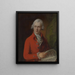 Charles Rousseau Burney 1747-1819 - Thomas Gainsborough — gerahmtes Bild an der Wand