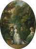 Henri duc de Cumberland 1745-1790 mit der Herzogin von Cumberland 1743-1798 und Lady Elizabeth Lu - Thomas Gainsborough — Ansicht des Kunstwerks