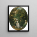 Henri duc de Cumberland 1745-1790 mit der Herzogin von Cumberland 1743-1798 und Lady Elizabeth Lu - Thomas Gainsborough — gerahmtes Bild an der Wand