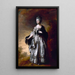 Isabella Vicomtesse Molyneux später Countess of Sefton - Thomas Gainsborough — gerahmtes Bild an der Wand