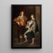Lords John und Bernard Stuart - Thomas Gainsborough — gerahmtes Bild an der Wand