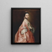 Mary Little plus tard Lady Carr - Thomas Gainsborough — gerahmtes Bild an der Wand
