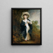 Mademoiselle Elizabeth Haverfield - Thomas Gainsborough — gerahmtes Bild an der Wand