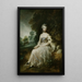 Mme Mary Robinson Perdita - Thomas Gainsborough — gerahmtes Bild an der Wand