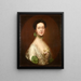Mme William Monck - Thomas Gainsborough — gerahmtes Bild an der Wand