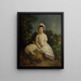 Portrait von Isabelle Bell Franks - Thomas Gainsborough — gerahmtes Bild an der Wand