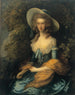 Portrait von Mlle Evans - Thomas Gainsborough — Ansicht des Kunstwerks