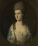 Portrait einer jungen Frau namens Miss Sparrow - Thomas Gainsborough — Ansicht des Kunstwerks
