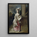 L'honorable Mme Graham - Thomas Gainsborough — gerahmtes Bild an der Wand