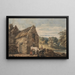 Cottage bei Newcastle, Northumberland - Thomas Girtin — gerahmtes Bild an der Wand