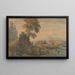 Landschaft der Romantik - Thomas Girtin — gerahmtes Bild an der Wand