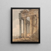 Tempel von Antoine und Faustine - Thomas Girtin — gerahmtes Bild an der Wand