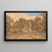 Ferme Turvers, Wimbish, Essex - Thomas Girtin — gerahmtes Bild an der Wand