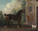 Das schwarze Kutschen-Gemälde von Lord Abergavenny mit einem Terrier - Thomas Gooch — Ansicht des Kunstwerks