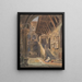 Hof des Bargello in Florenz - Thomas Hartley Cromek — gerahmtes Bild an der Wand