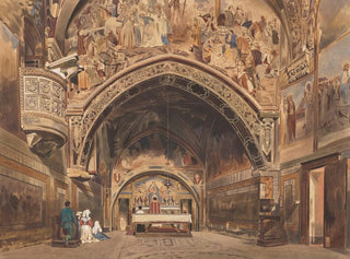 Thomas Hartley Cromek - Interior of St Benedicts Church Subiaco near Rome.webp