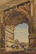 L'Arc de Titus et le Colisée Rome - Thomas Hartley Cromek — Ansicht des Kunstwerks