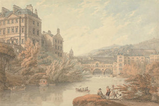 Thomas Hearne - View of Bath from Spring Gardens.webp