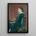 Mme Thomas Hicks - Thomas Hicks — gerahmtes Bild an der Wand