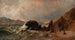 Vue de Fort Point depuis Baker Beach, San Francisco - Thomas Hill — Ansicht des Kunstwerks