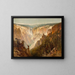 Le Grand Canyon de Yellowstone - Thomas Hill — gerahmtes Bild an der Wand