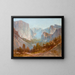 Vallée de Yosemite depuis Inspiration Point - Thomas Hill — gerahmtes Bild an der Wand