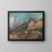 Studie der Felsen bei Pencerrig, im Land Wales - Thomas Jones — gerahmtes Bild an der Wand