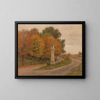 Thomas Leitner - A wayside shrine at the edge of the forest.webp