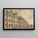 Rue Milsom à Bath - Thomas Malton — gerahmtes Bild an der Wand