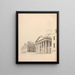 St George's Bloomsbury - Thomas Malton — gerahmtes Bild an der Wand