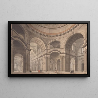 Thomas Malton the Younger - Interior of St Pauls Cathedral.webp