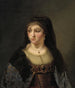Portrait einer Dame mit Schleier - Thomas Mathisen — Ansicht des Kunstwerks