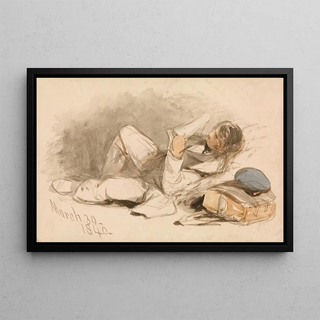 Thomas Miles Richardson Jr - A man resting.webp