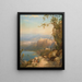 Die Stadt und der See von Nemi, Süditalien - Thomas Miles Richardson Jr — gerahmtes Bild an der Wand