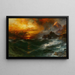 Eine Bergkette aus Magneten Die Tausend und eine Nacht - Thomas Moran — gerahmtes Bild an der Wand